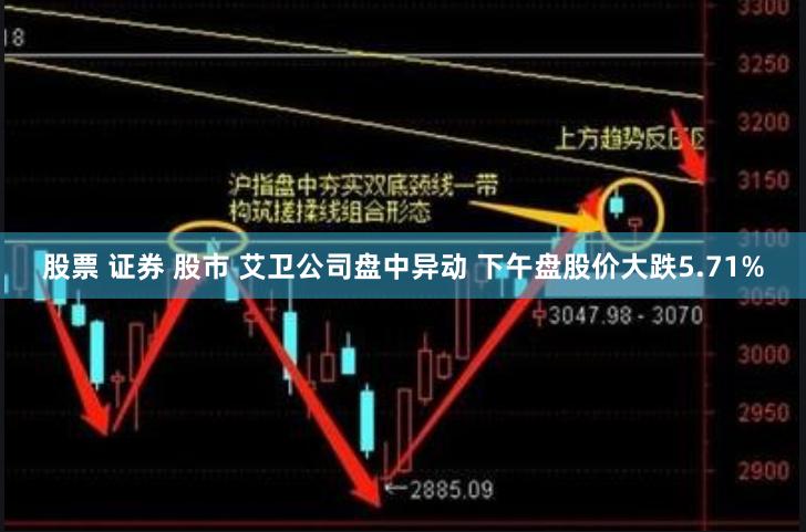 股票 证券 股市 艾卫公司盘中异动 下午盘股价大跌5.71%