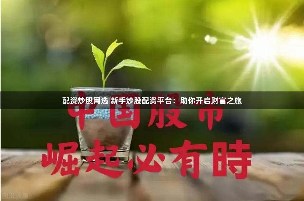 配资炒股网选 新手炒股配资平台：助你开启财富之旅